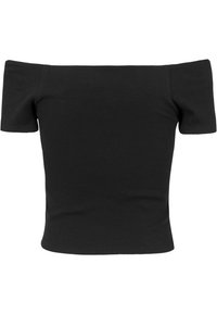 OFF SHOULDER - Camiseta básica - black