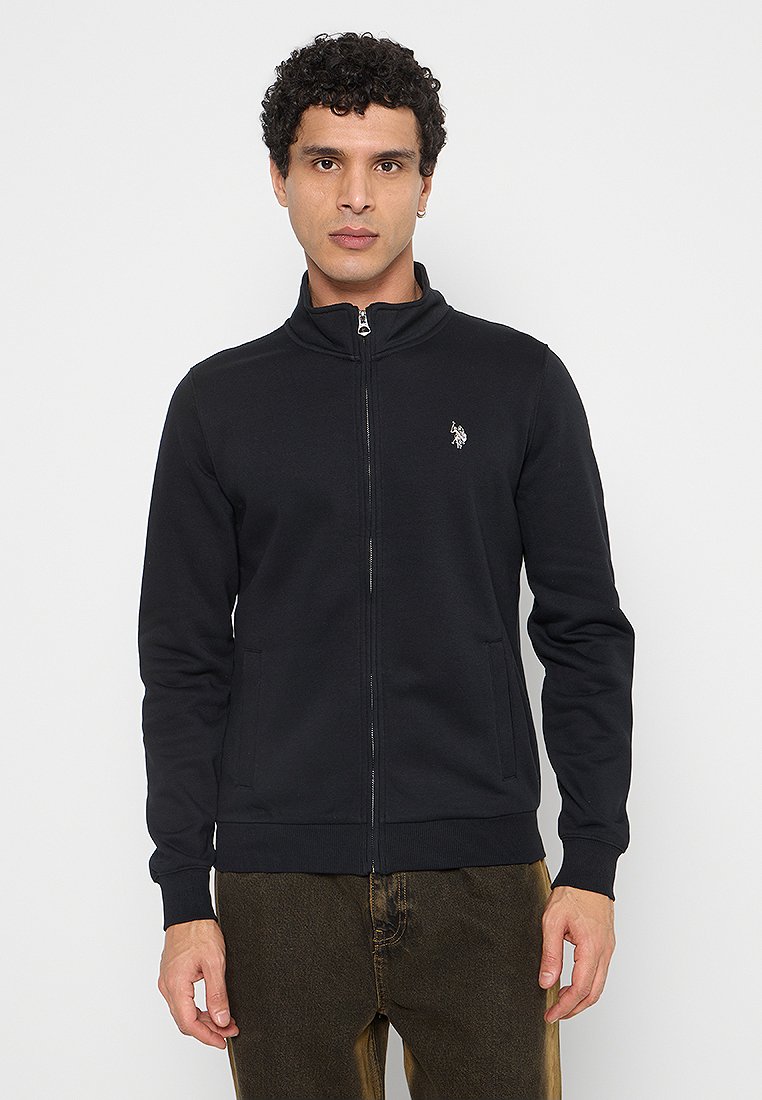 U.S. Polo Assn. Sweater met rits zwart