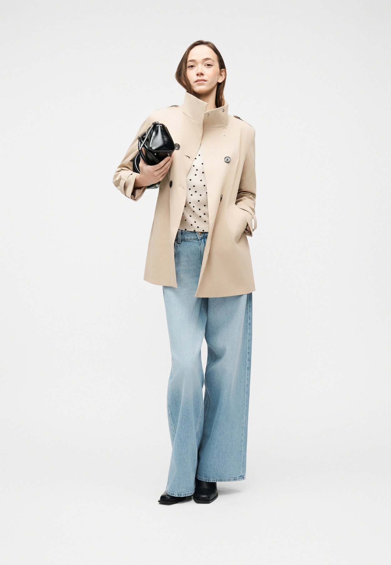 ONLORCHID HIGH COLLAR COAT