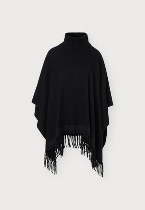 Lauren Ralph Lauren, PONCHO - Cape - black/charcoal