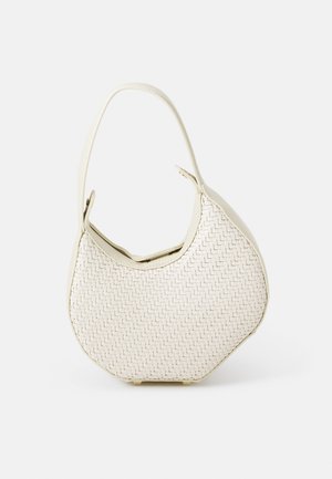Patrizia Pepe BANGLE BAG HANDCRAFT HANDBAG - Käekott - off white