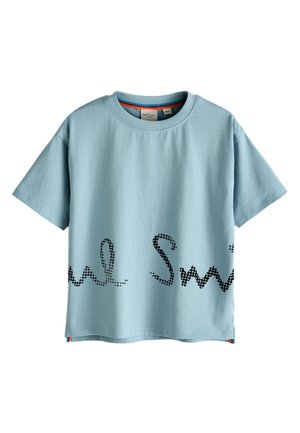 OVERSIZED SHORT SLEEVE ICONIC - T-shirt med print - mid blue