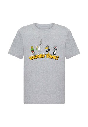 Print T-shirt - heather grey