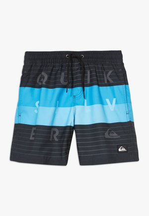 WORD BLOCK VOLLEY YOUTH - Swimming shorts - black vacancy
