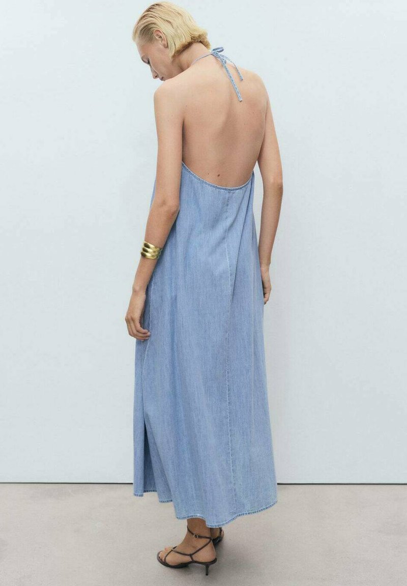 chinese dress ladies Georgia Denim Maxi