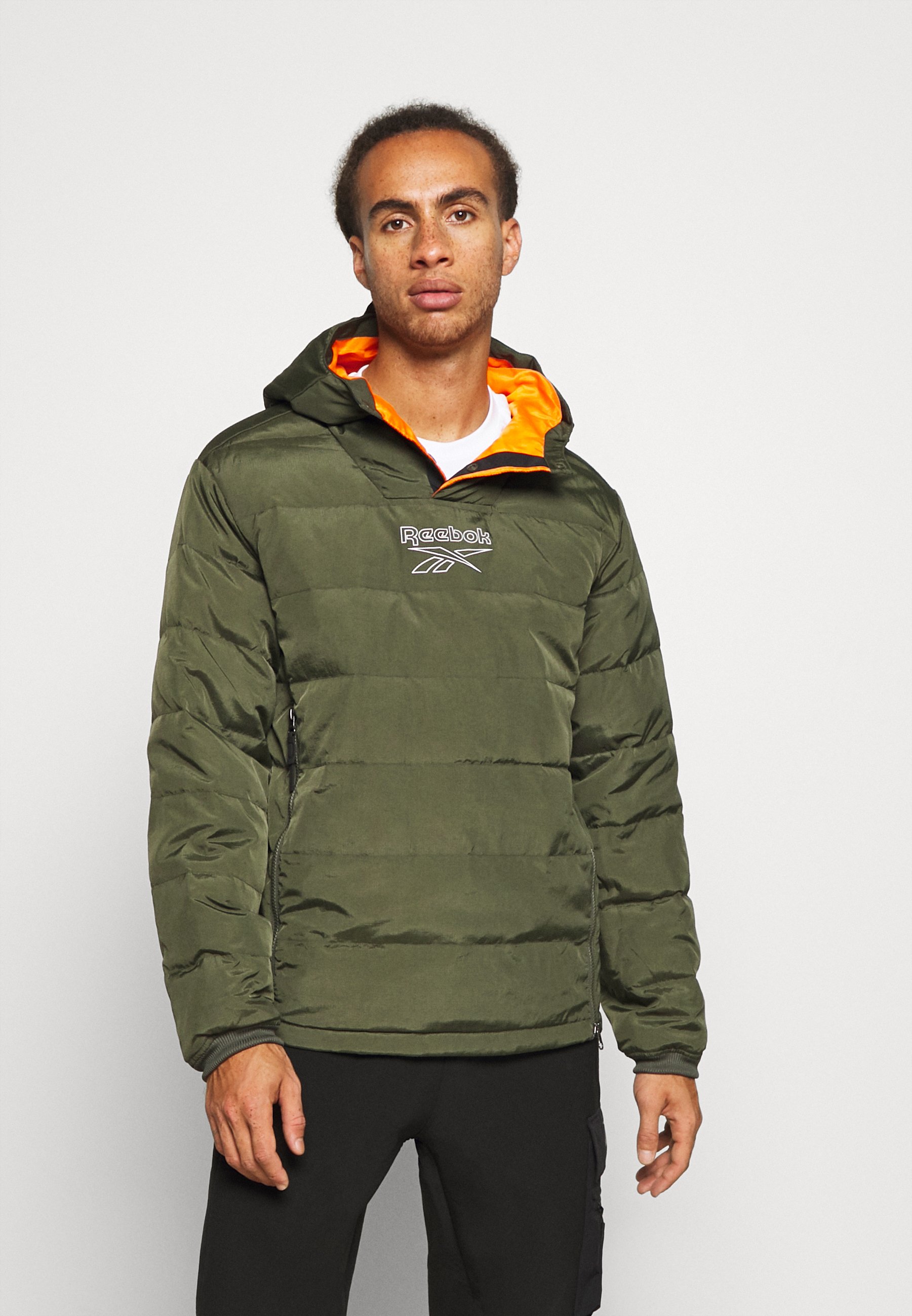 reebok down long jacket