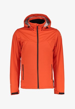 BIGGS - Giacca softshell - korallenrot