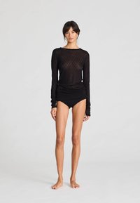 FERMI - Bluză cu mânecă lungă -  limo black