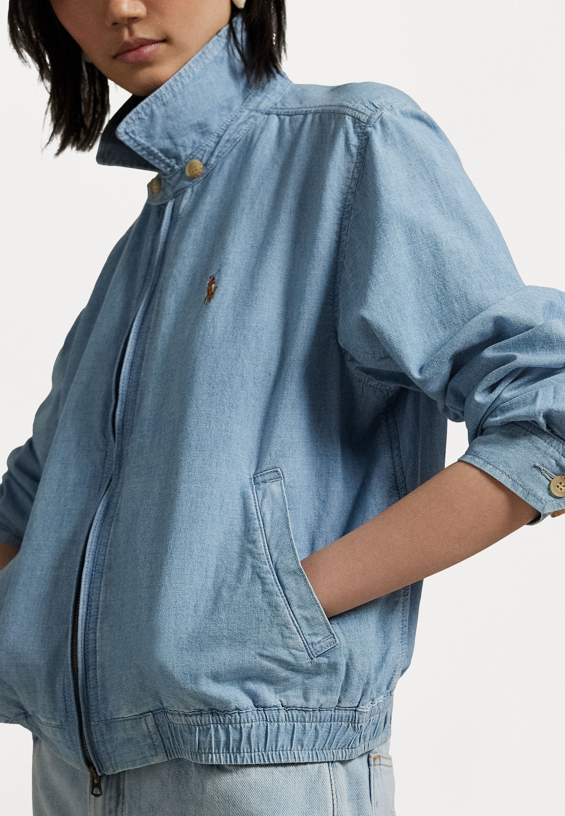 Polo Ralph Lauren CHAMBRAY UNLINED WINDBREAKER - Bomber Jacket