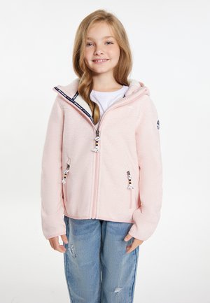 MIT TEDDY - Fleecejacke - pastellrosa melange