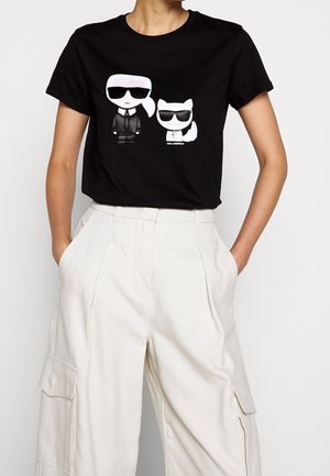 Printtipaita - black