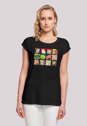 DISNEY TOY STORY FILM - BUZZ ALIENS REX - Print T-shirt - black