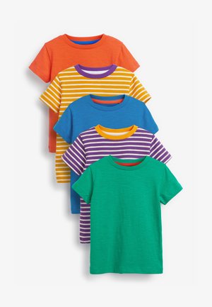 5 PACK SHORT SLEEVE - T-shirt print - green