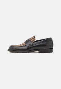 WIRDO MONOGRAM LOAFERS UNISEX - Zapatos sin cordones - brown