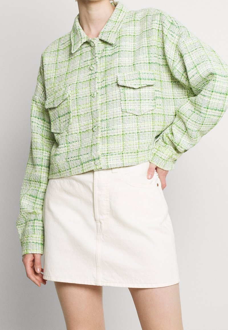 Missguided Lehká bunda - green