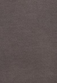 Brown fabric with a fine, even texture. The material appears stretchy, showcasing a consistent knit pattern throughout the surface.