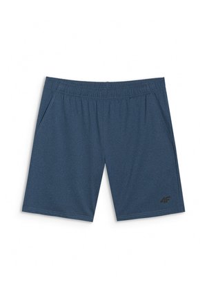 4F, 4F SPODENKI TRENINGOWE SZYBKOSCHNĄCE MĘSKIE - GRANATOWE 3XL - Sports shorts - blue