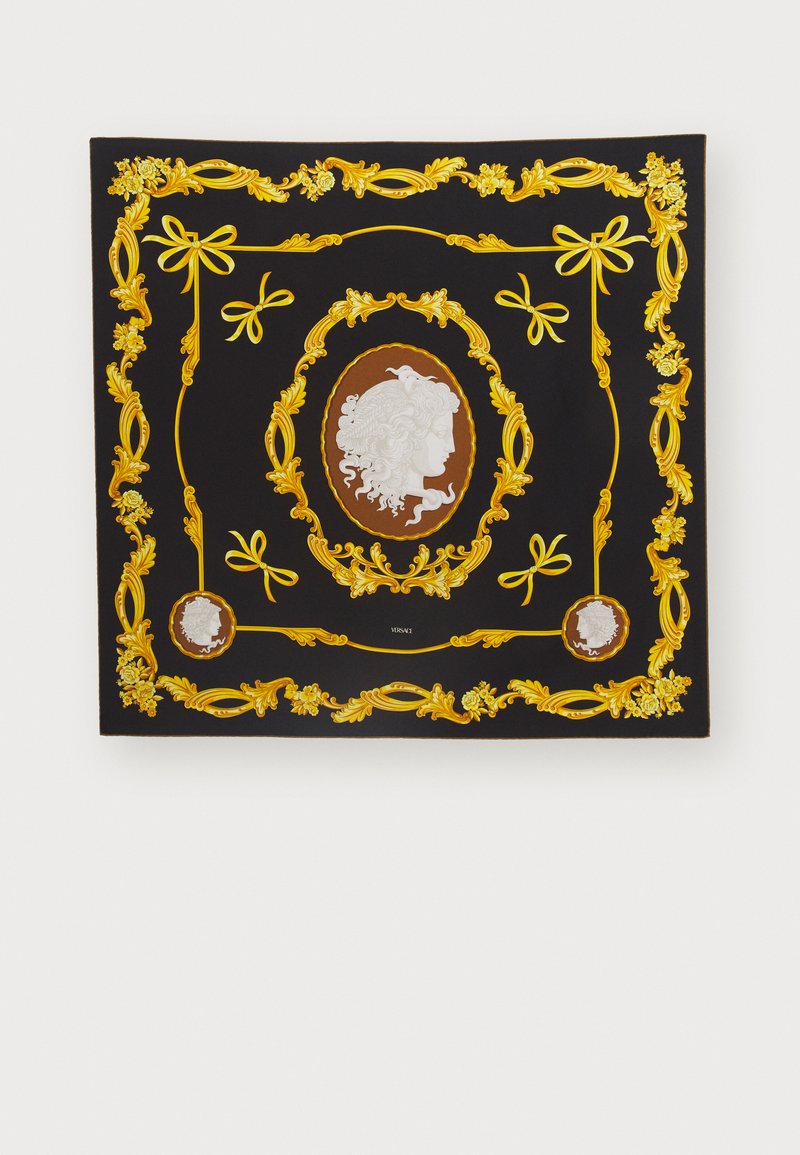 Versace FOULARD BIO MEDUSA CAMEO - Foulard - black/gold