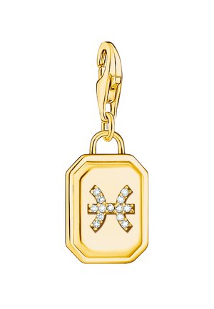 STERNZEICHEN FISCHE  - Anhänger - gelbgoldfarben weiß