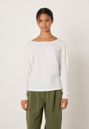 American Vintage AKSUN - Langærmet T-shirt - blanc