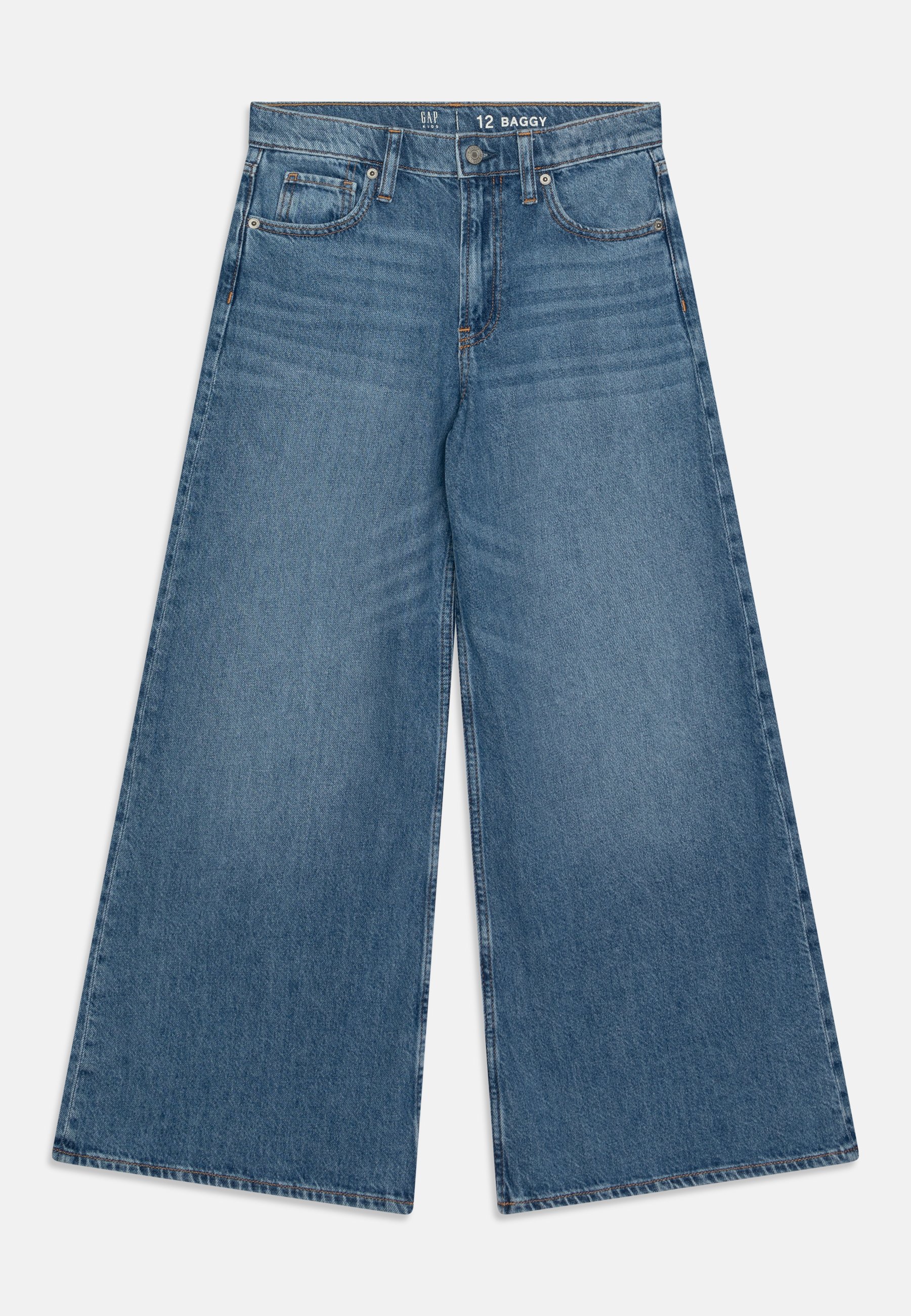 GAP BAGGY GIRLS Relaxed fit jeans medium wash/blue denim Zalando