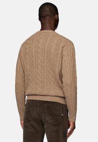 Boggi Milano CREW NECK - Pulover - taupe