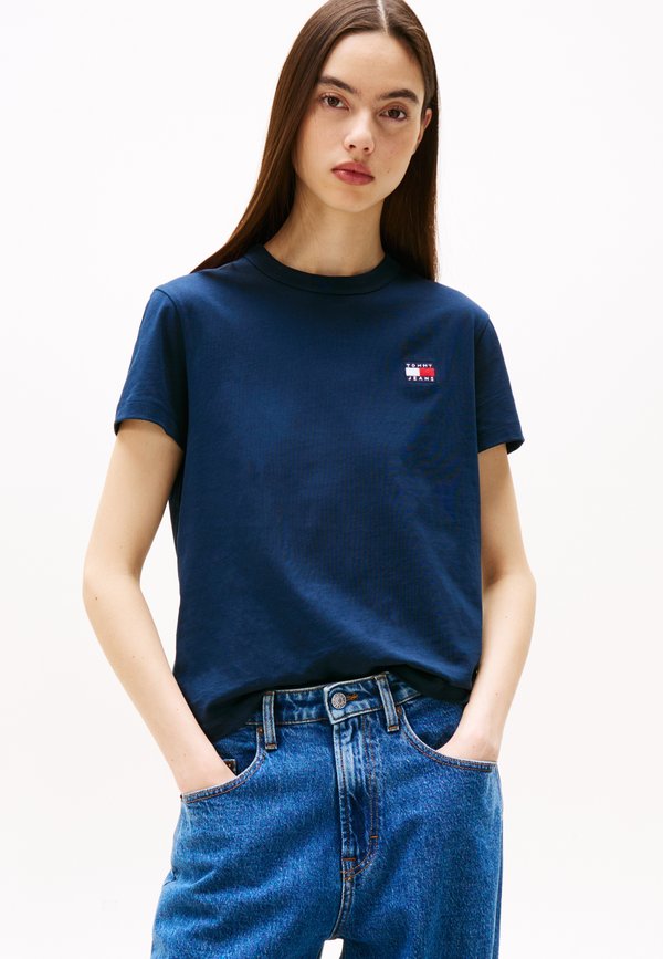 REG MELANGE BADGE - Basic T-shirt