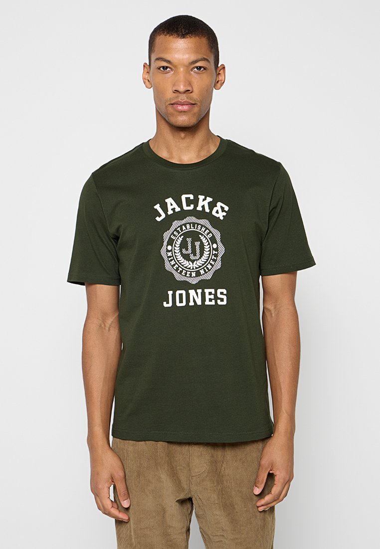 jack & jones T-shirt print groen