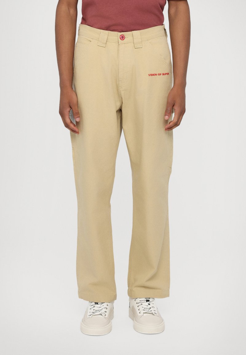 Vision of Super - WORKER - Jean droit - beige, Agrandir