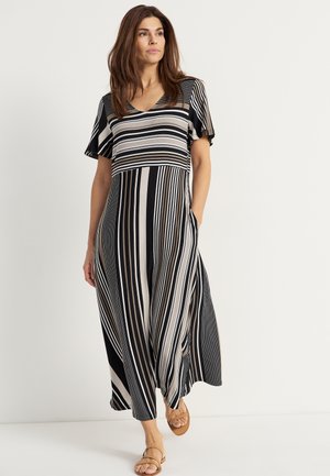 Cellbes of Sweden STRIPED - Maxi-jurk - black striped
