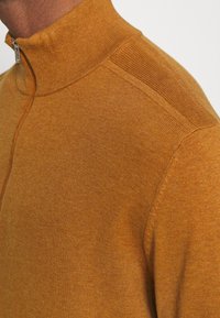 Selected Homme SLHBERG HALF ZIP  - Džemperis - wood thrush