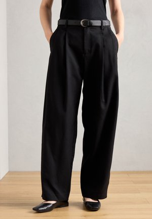 TROUSERS LINDA - Nohavice - black