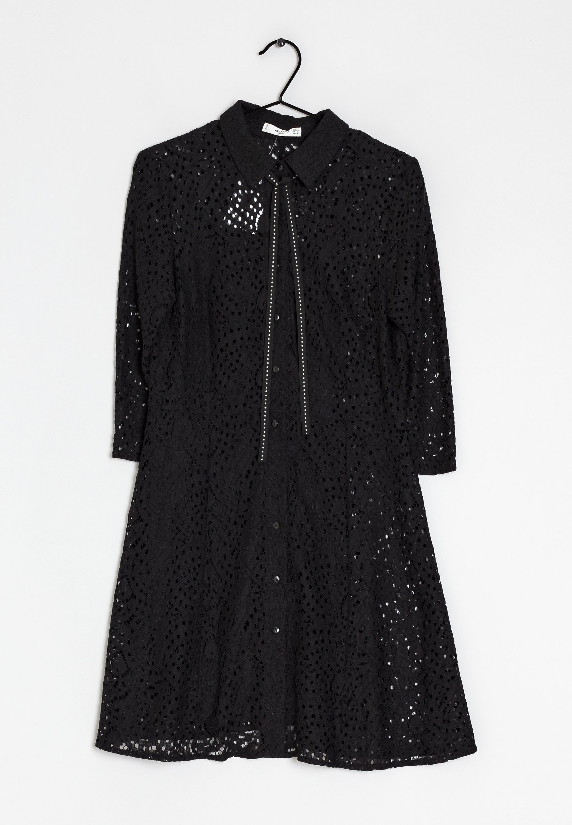 Mango Shirt dress - black - (Pre-owned) - Zalando.ie