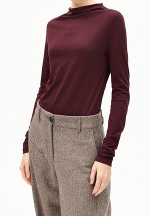 T-shirt à manches longues - bordeaux