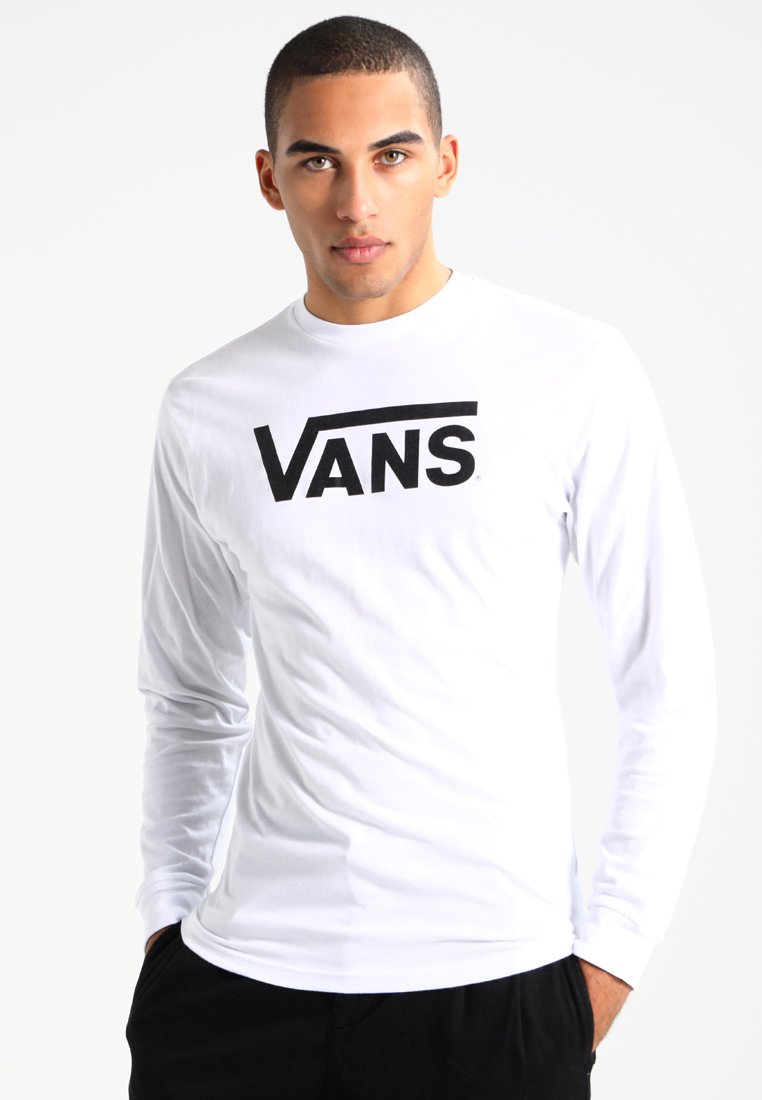 Vans - CLASSIC   - Bluză cu mânecă lungă - white/black, Extindeți