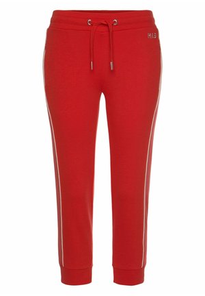 H.I.S CAPRIHOSE - Tracksuit bottoms - rot