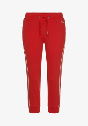 H.I.S CAPRIHOSE - Tracksuit bottoms - rot