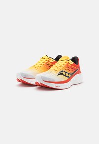 Saucony RIDE 17 - Hardloopschoenen voor op de weg - white/vizigold