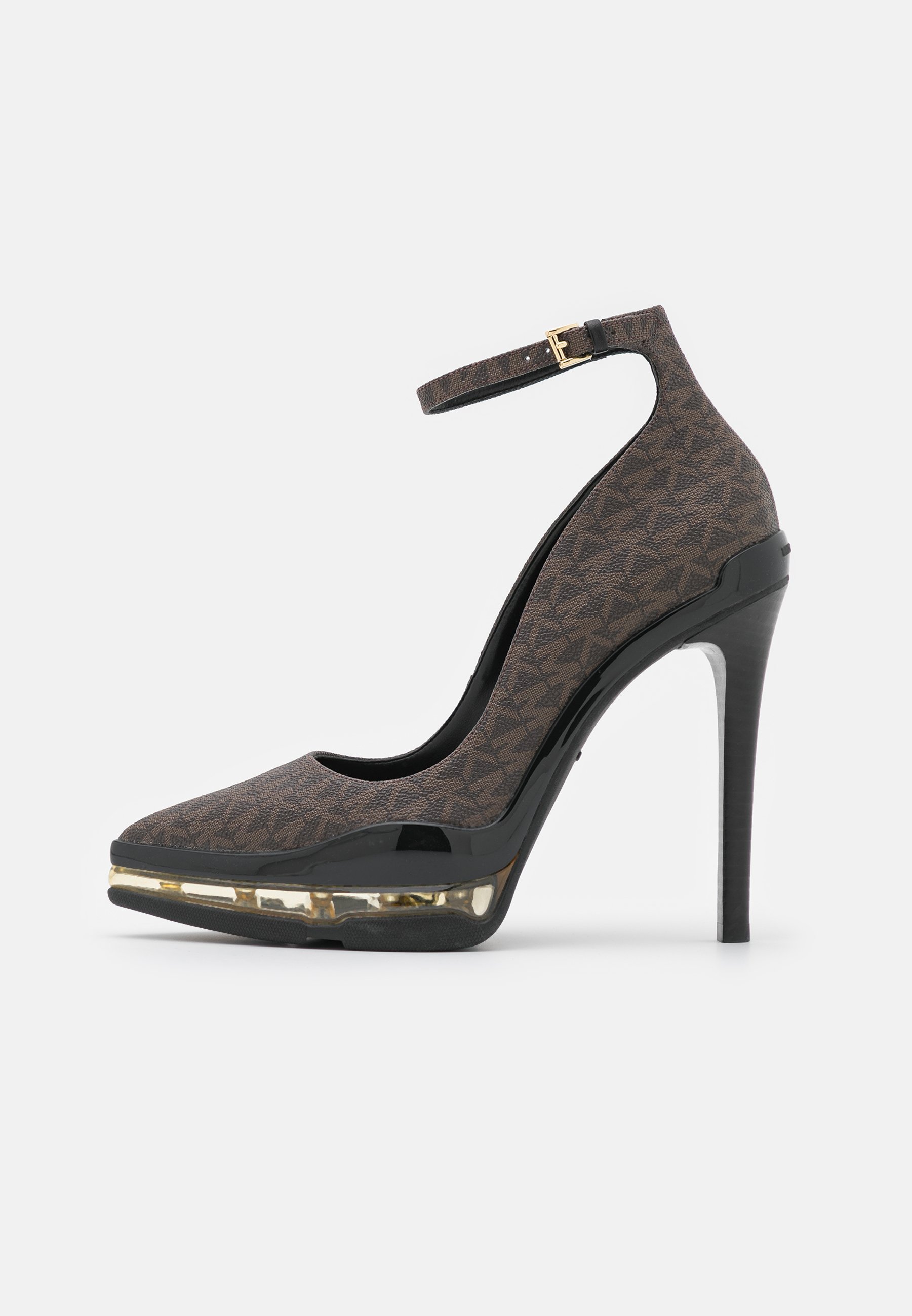 MICHAEL Michael Kors KEKE EXTREME - Hoge hakken - brown/black/zwart -  Zalando.be