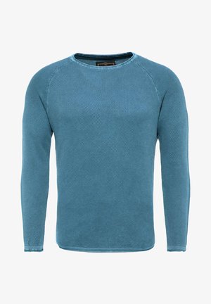 Key Largo MST THOMAS ROUND NECK - Strickpullover - petrol