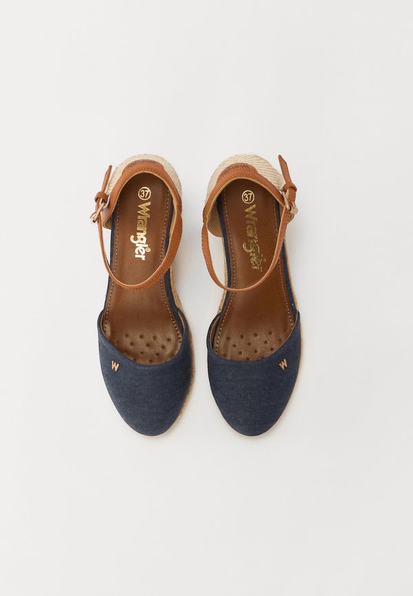 BRAVA WOMEN WEDGE - Wedge sandals - dark denim3