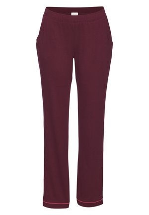 LASCANA, PYJAMAHOSE - Pyjama bottoms - bordeaux
