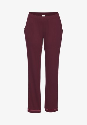 LASCANA, PYJAMAHOSE - Pyjama bottoms - bordeaux
