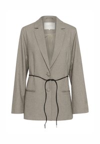 Krátký kabát - feather gray melange