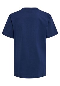 Hummel HMLFAST  - T-shirt med print - black iris