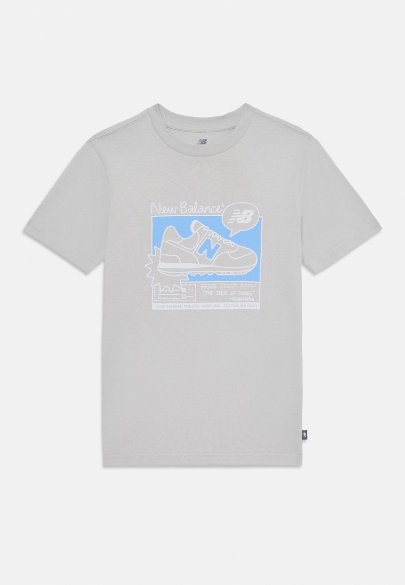 New Balance T-shirt print grijs