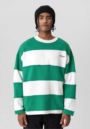 dandalo Sweatshirt - dark green white