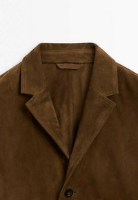 Massimo Dutti Giacca di pelle - brown