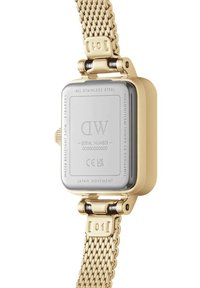 Daniel Wellington QUADRO MINI ONYX - Montre - gold-coloured