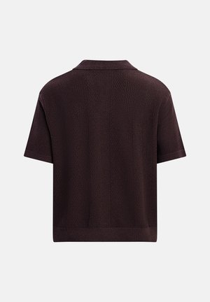 Redefined Rebel, BAKER BOXY FIT - Poloshirt - dark brown